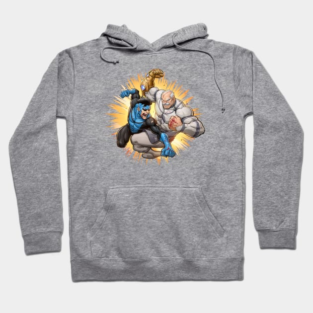 Invincible vs Conquest Hoodie by PatrickBrownArt